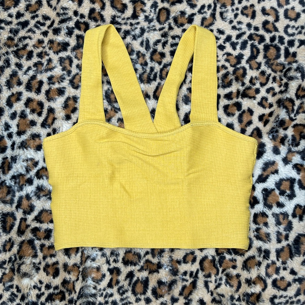 Yellow Crop Top